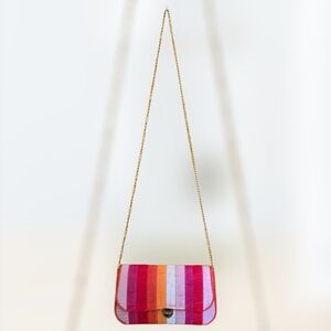 Striped Multicolor Crossbody Bag